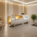 MedEq TimeCapsule Vision C900+ hard-shell hyperbaric chamber, white, in a wellness room
