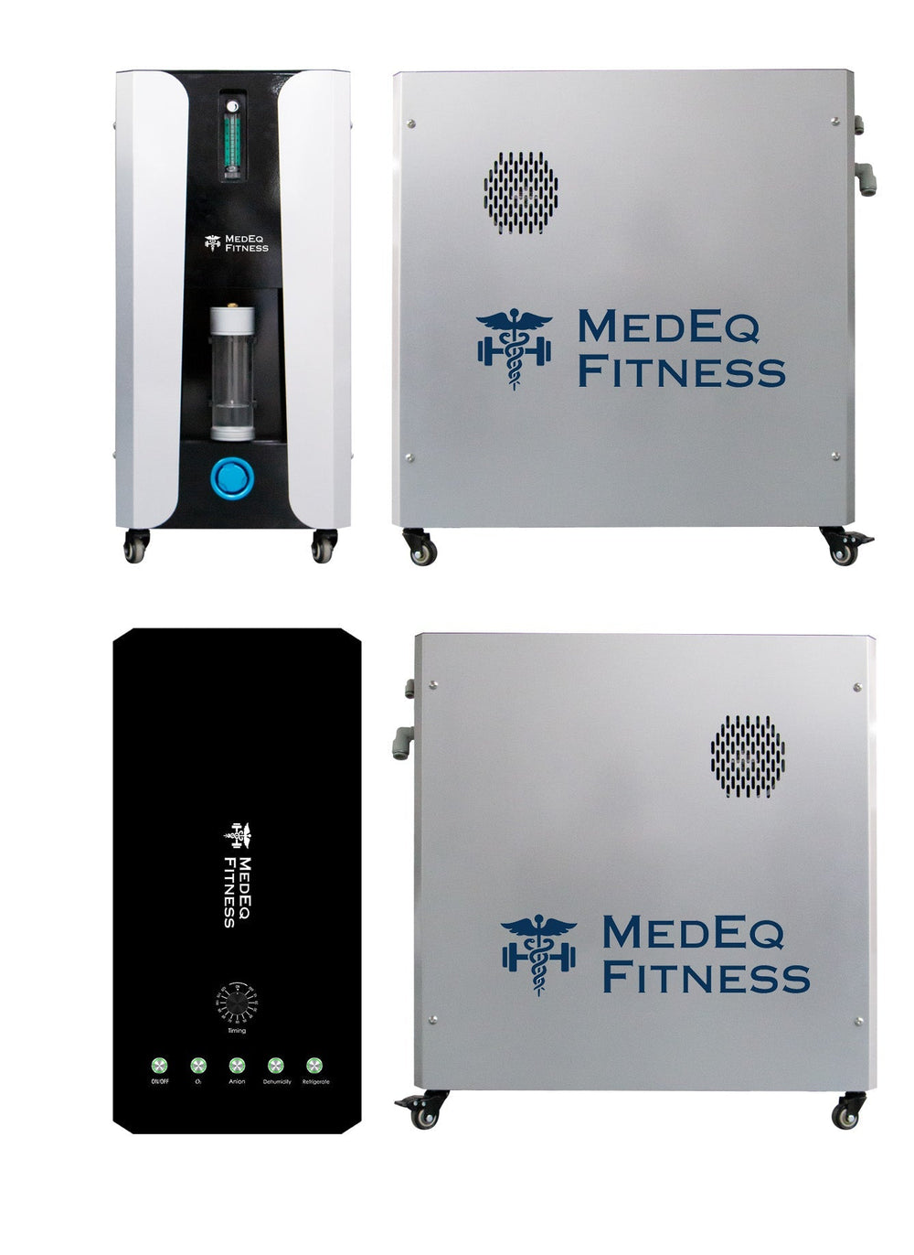 MedEq hyperbaric chamber air compressor and oxygen concentrator units