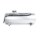 MedEq TimeCapsule Vision C900+ hard-shell hyperbaric chamber, stainless steel shell, rear view
