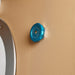 MedEq TimePod 2 triangular hard-shell hyperbaric chamber: interior blue valve