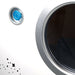 MedEq TimePod 2 triangular hard-shell hyperbaric chamber: blue valve beside window