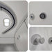MedEq TimePod Air 1.5 Pro soft-shell hyperbaric chamber: interior frame, gauge and valves
