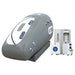 MedEq TimePod Air 1.5 Pro soft-shell hyperbaric chamber in gray with oxygen concentrator