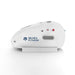 MedEq TimePod Air 1.5 Pro soft-shell hyperbaric chamber, white, angled view
