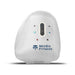 MedEq TimePod Air Wheelchair 1.4 ATA hyperbaric chamber, white, front view with window and valves