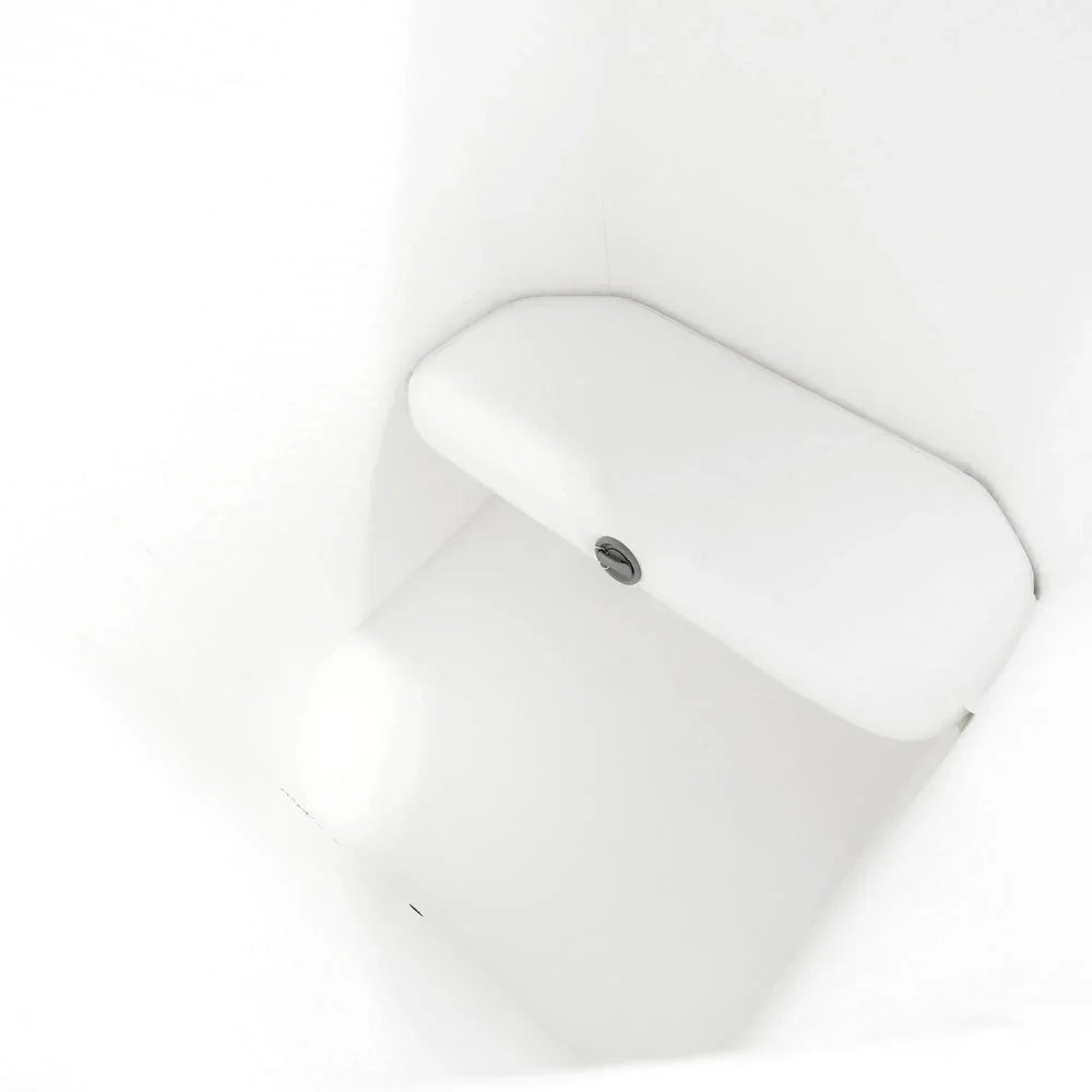 Overhead detail of the white built-in seat bench inside the Titan Atlas Ice Bath interior