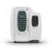White single-person Tsb360 Cryo Hybrid chamber seen head-on with lit oval door window and side touch screen