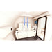 Two-seat recliner and hanging BIBS hoses inside the TwinForce 2.0 ATA Hyperbaric Chamber with Red Light Therapy