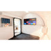 Interior door window, control screen and smart TV wall of the TwinForce 2.0 ATA Hyperbaric Chamber with Red Light Therapy