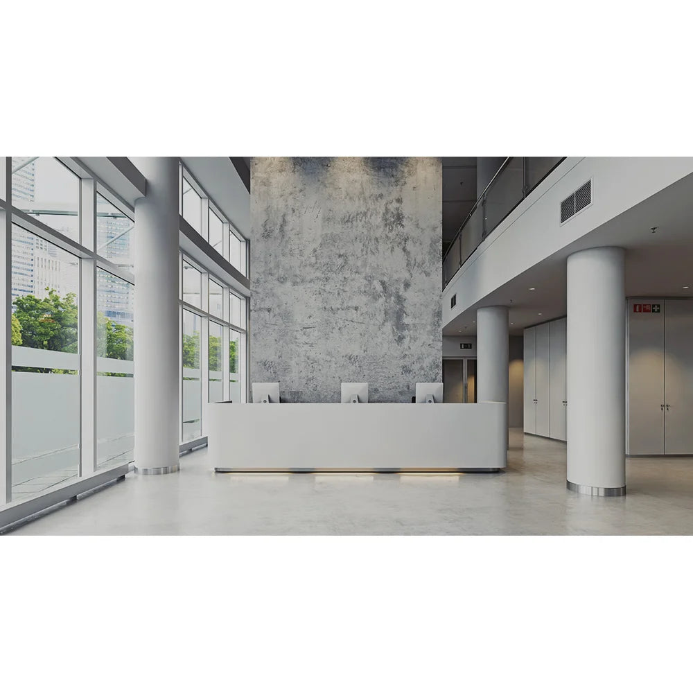Modern clinic reception lobby of the type suited to the Vacu Activ Cryo Flow treatment room installation