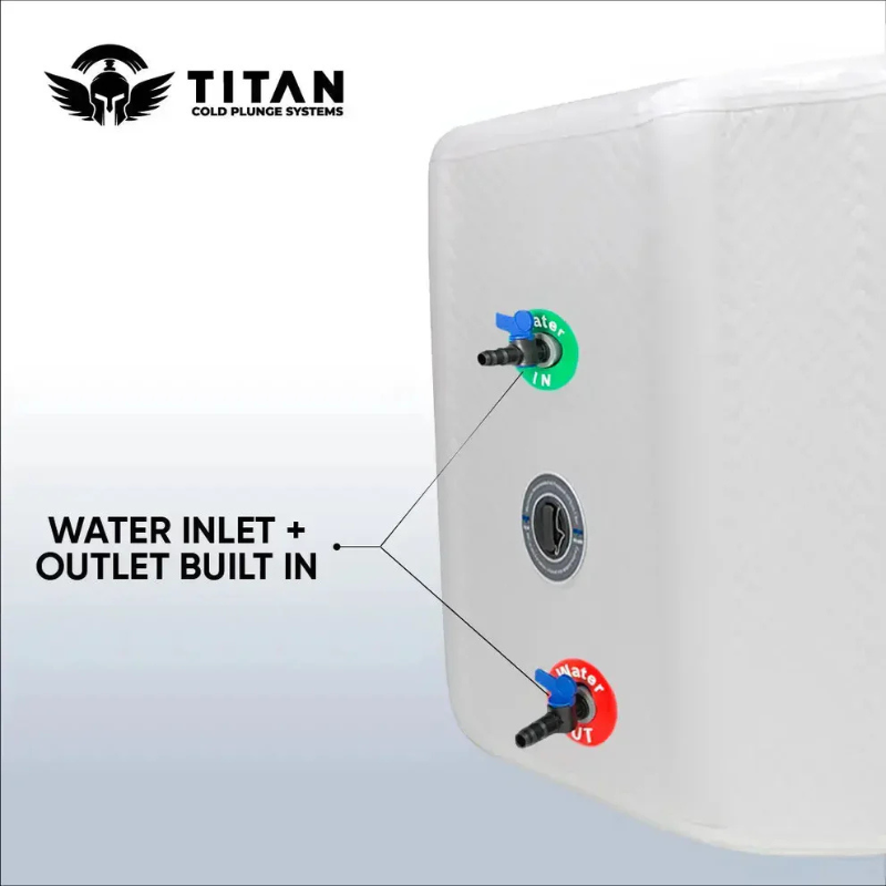 Triumph USA Flag Cold Plunge Tub + Chiller Bundle