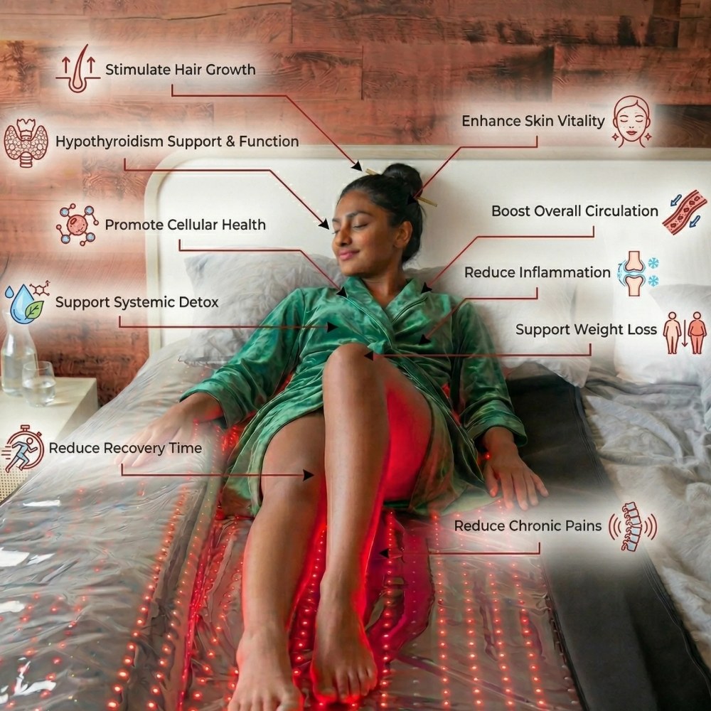 ZAQ Alya full-body red and near-infrared light for relaxation and recovery