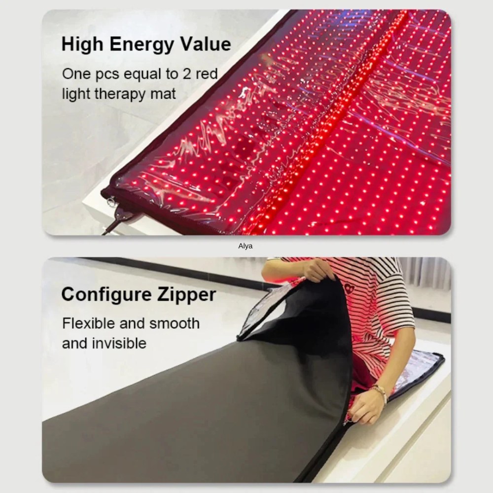 ZAQ Alya red light therapy blanket feature