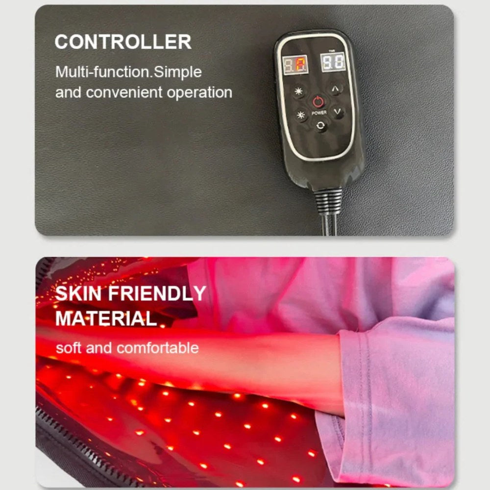 ZAQ Alya red light therapy blanket feature